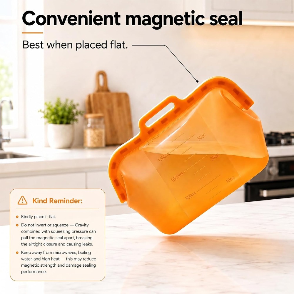 Reusable Silicone Food Storage - Food Storage Freezer avaliação e preço