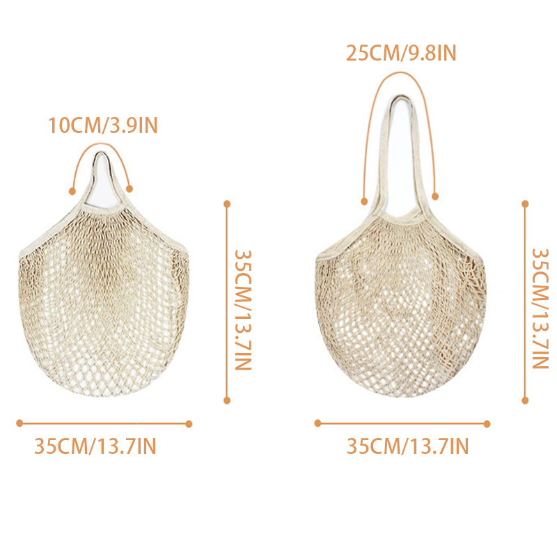Foldable Cotton Mesh Shopping  - Produce Bag Reusable Mesh avaliação e preço