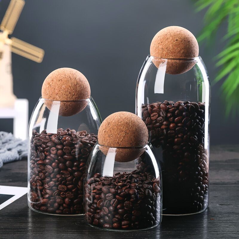 Clear Practical Wood Cork Glas - Food Storage Practices avaliação e preço