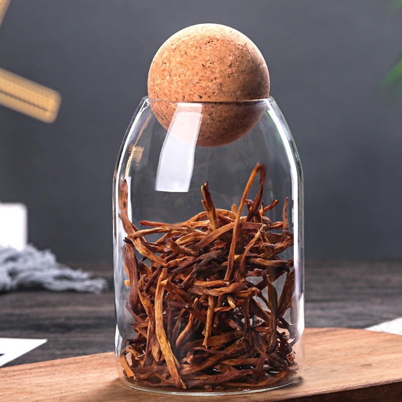 Clear Practical Wood Cork Glas - Food Storage Practices avaliação e preço