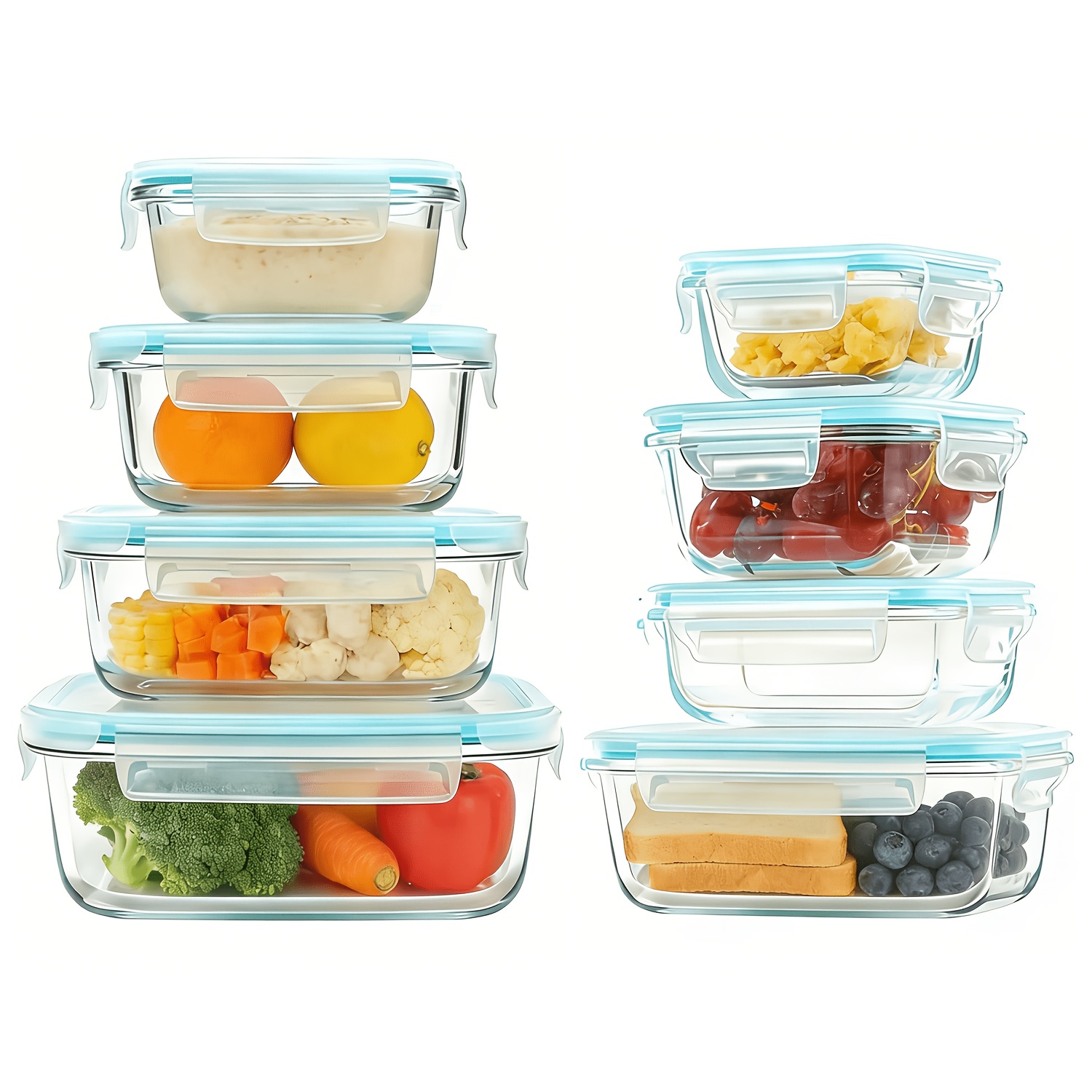 Premium Glass Food Storage Con - Food Storage Freezer avaliação e preço