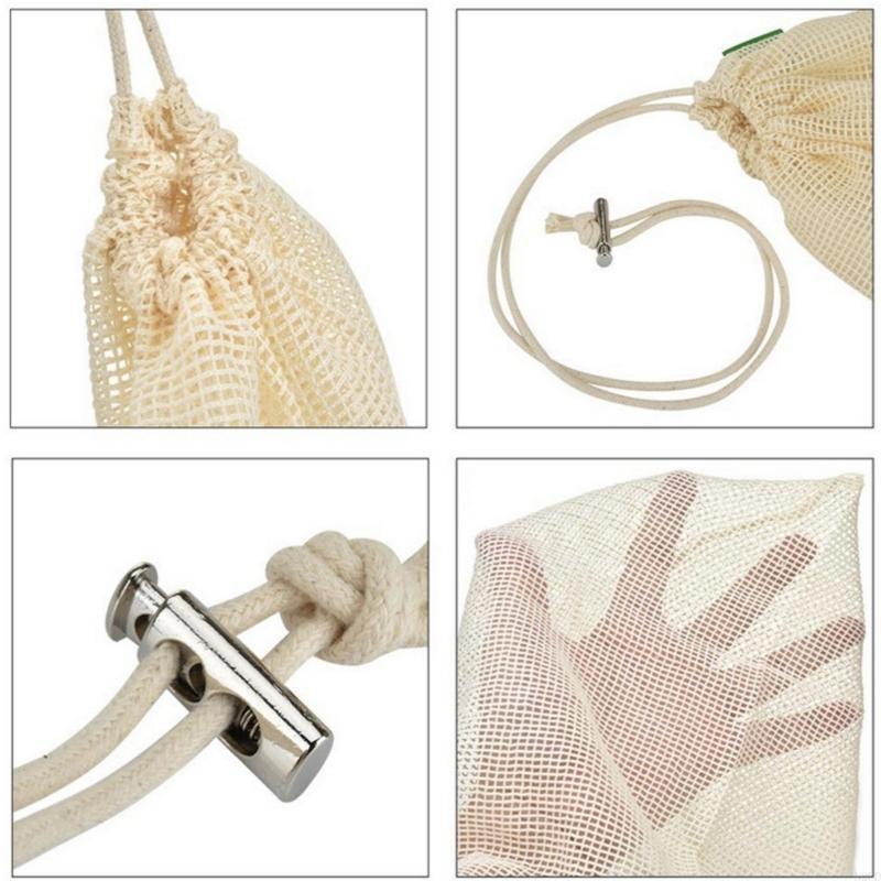 Cotton Mesh Produce Bags Reusa - Produce Bag Reusable Mesh avaliação e preço