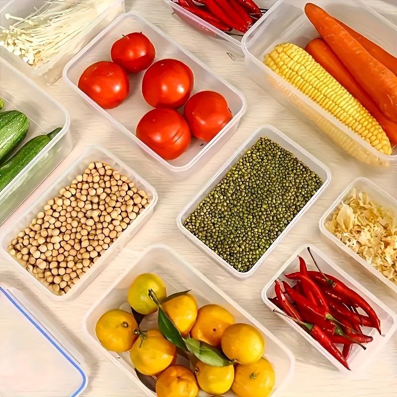 8Pcs Set Includes 4 Containers - Food Storage Jar Set avaliação e preço