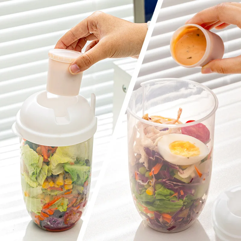 1PC/Portable Salad Cup Breakfa - Food Storage Yogurt avaliação e preço