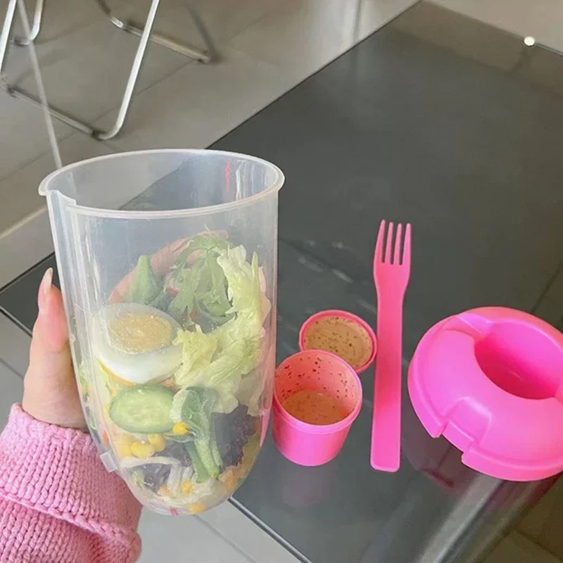 1PC/Portable Salad Cup Breakfa - Food Storage Yogurt avaliação e preço