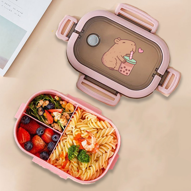 Capybara Bento Lunch Box Anime - Food Storage Containers avaliação e preço