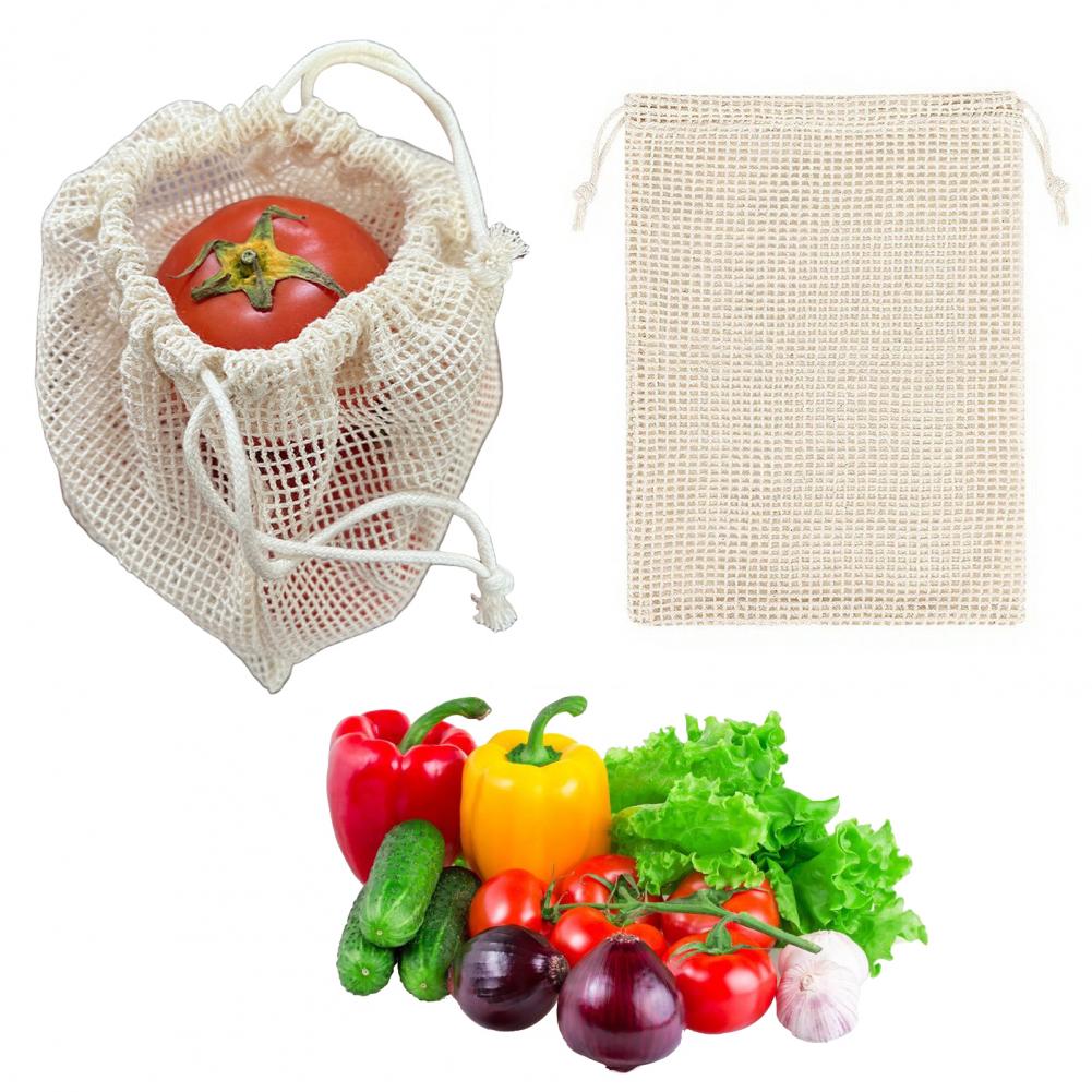 Cotton Mesh Produce Bags Plast - Produce Bag Reusable Mesh avaliação e preço