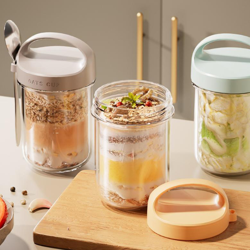 〔CC11〕430ML Breakfast Cups Oat - Food Storage Yogurt avaliação e preço