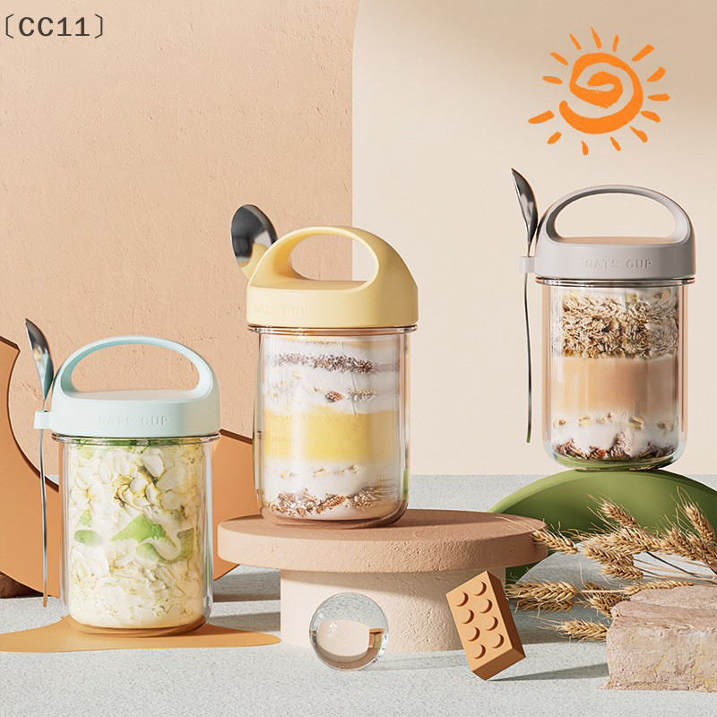 〔CC11〕430ML Breakfast Cups Oat - Food Storage Yogurt avaliação e preço