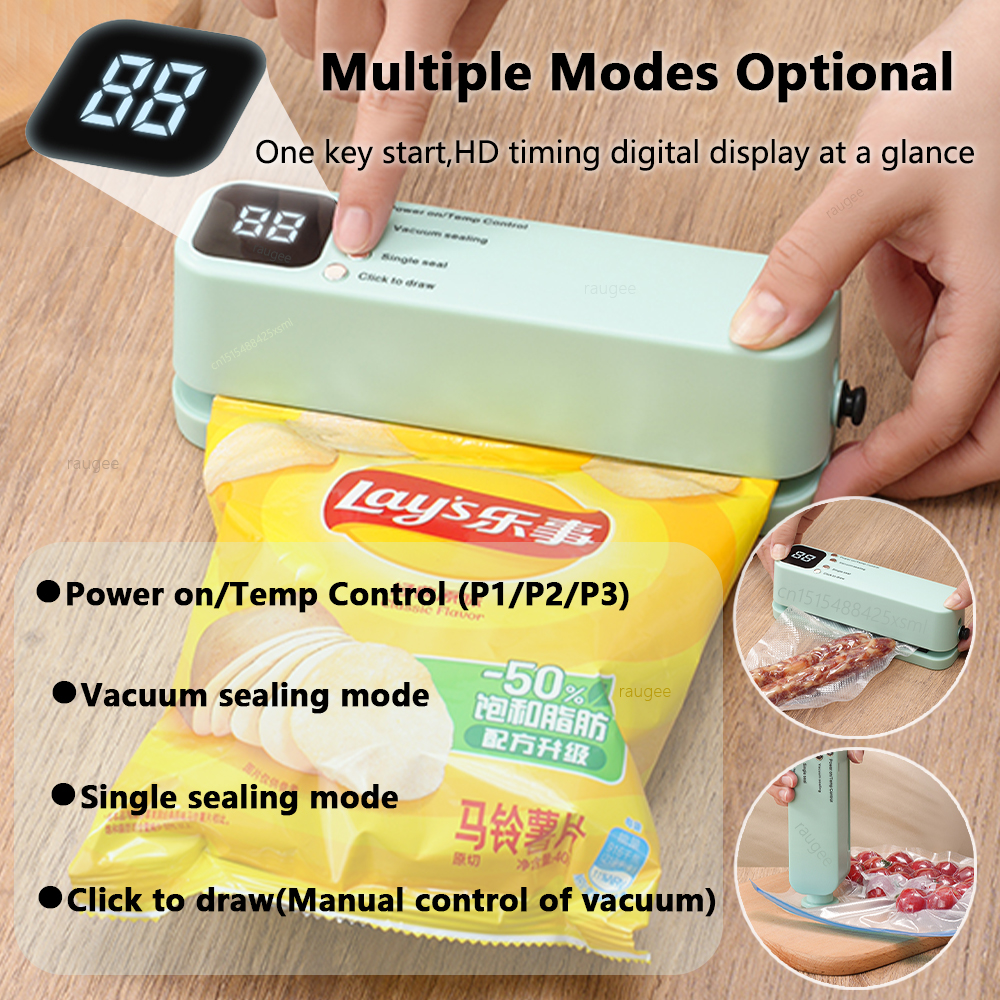 Vacuum Sealer Portable Mini Fo - Vacuum Sealer Bag avaliação e preço