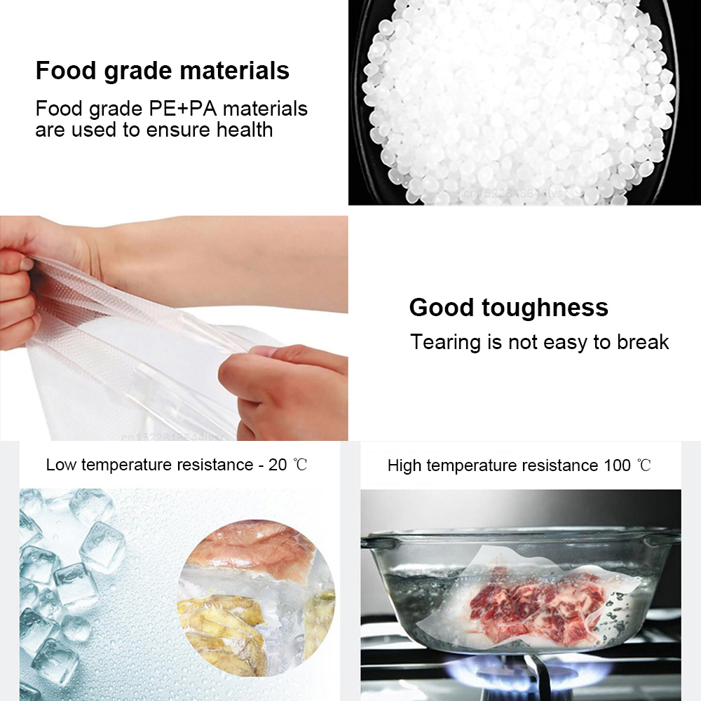 Vacuum Sealer Bags Vacuum Food - Vacuum Sealer Bag avaliação e preço