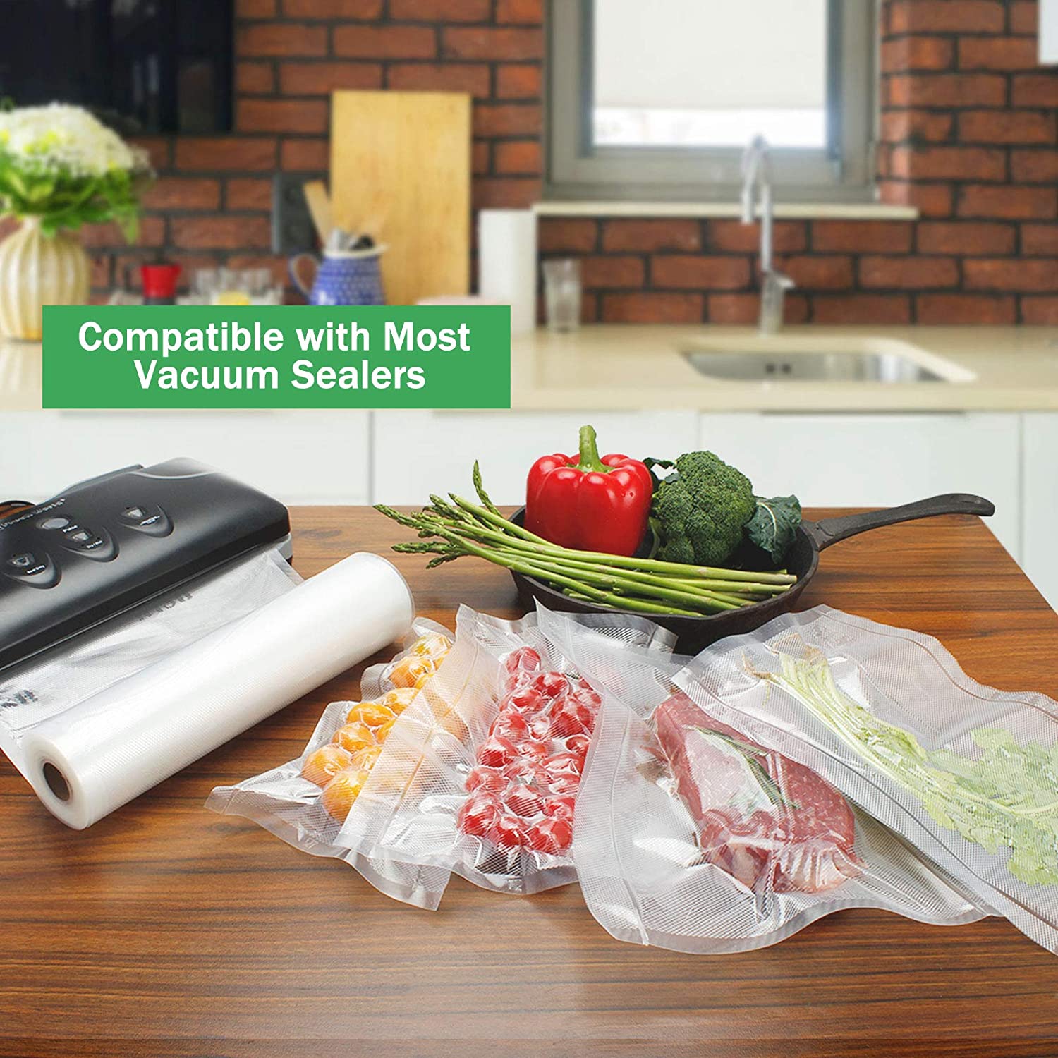 Vacuum bags for food Vacuum Se - Vacuum Sealer Bag avaliação e preço