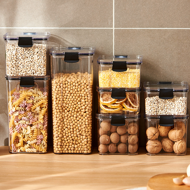 Sealed Jars Kitchen Grain Stor - Food Storage Jar Set avaliação e preço