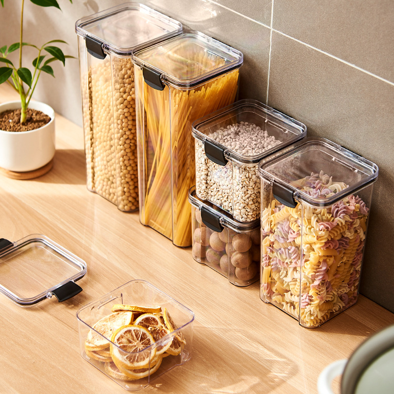 Sealed Jars Kitchen Grain Stor - Food Storage Jar Set avaliação e preço