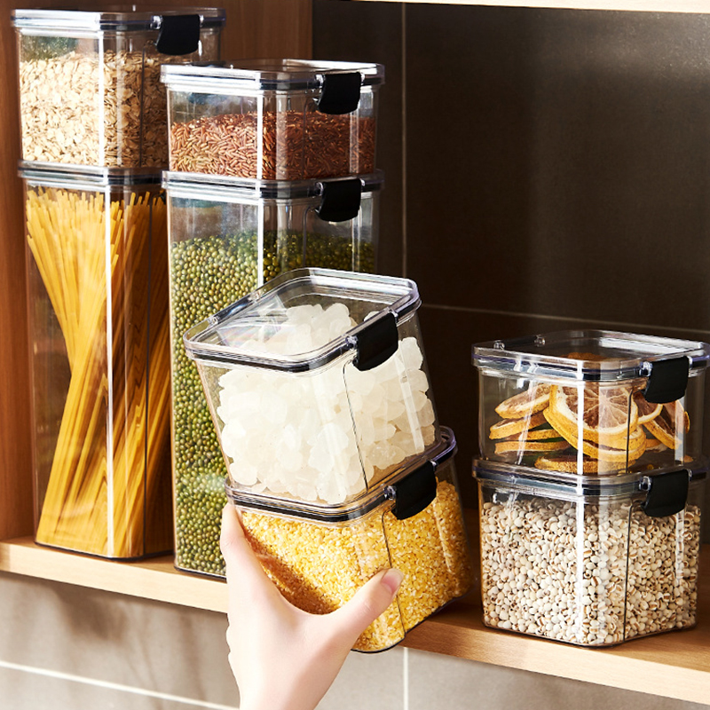Sealed Jars Kitchen Grain Stor - Food Storage Jar Set avaliação e preço