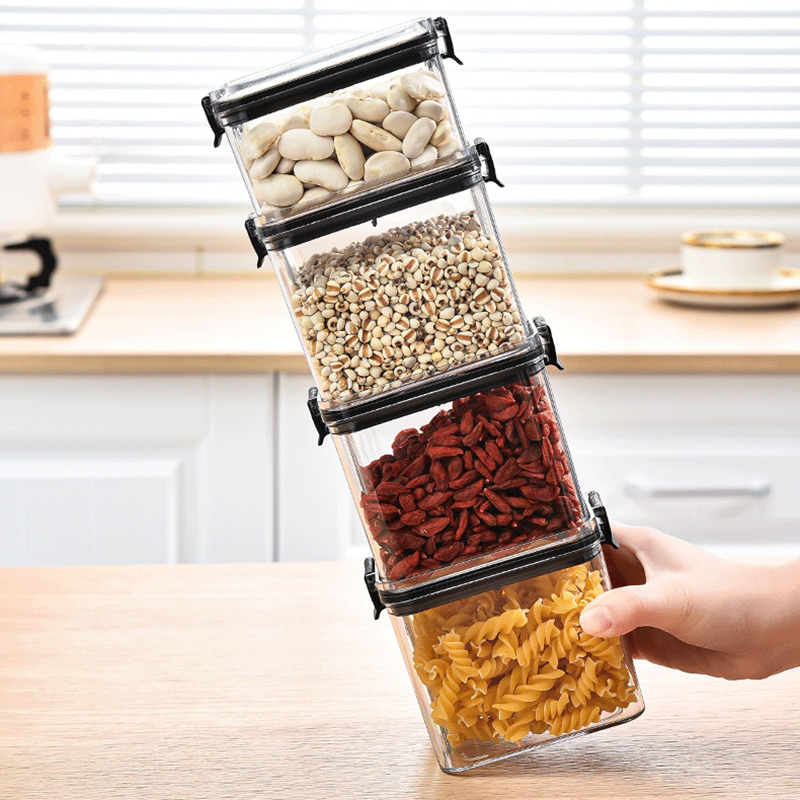 Sealed Jars Kitchen Grain Stor - Food Storage Jar Set avaliação e preço