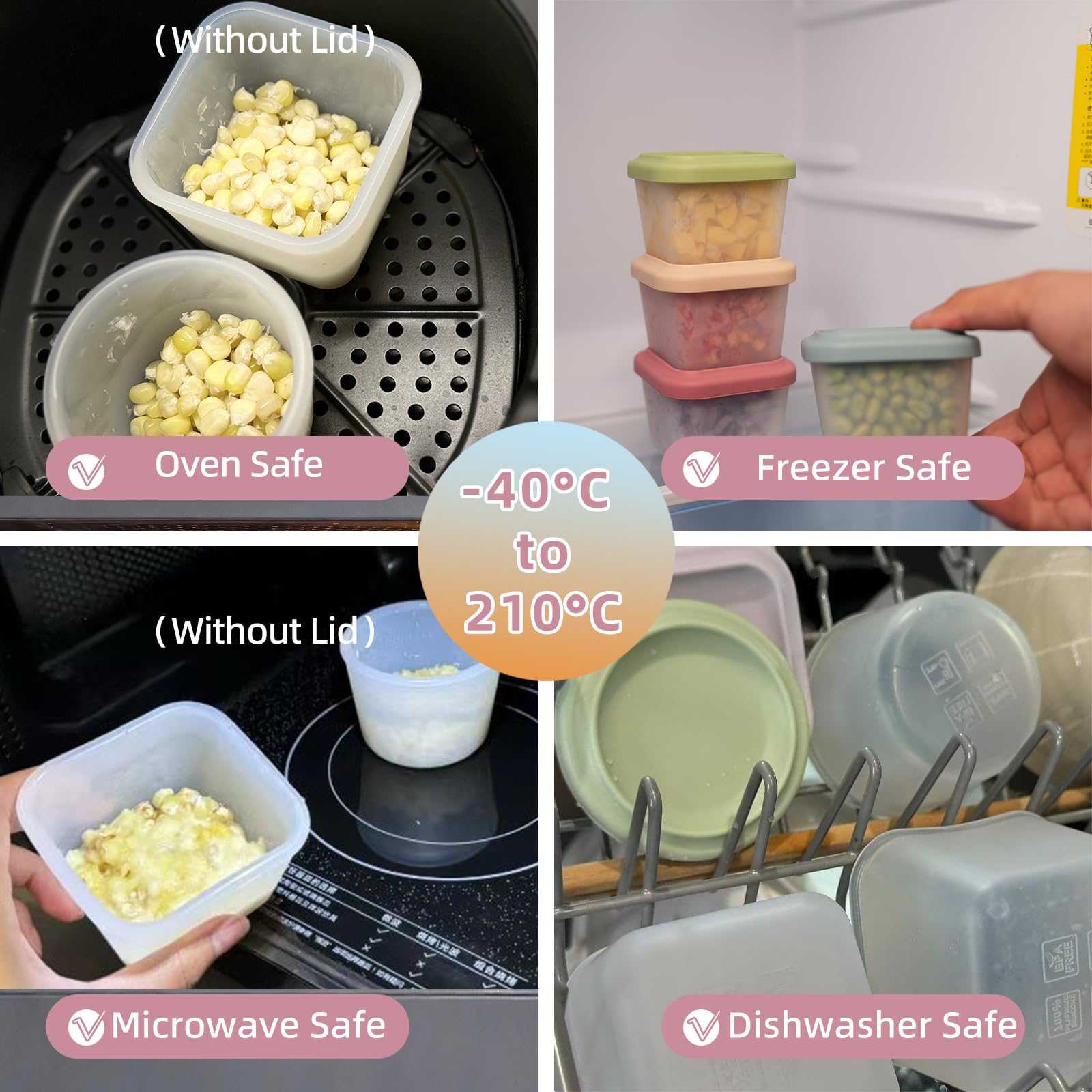 Food Grade Silicone Baby Food  - Food Storage Equipment avaliação e preço