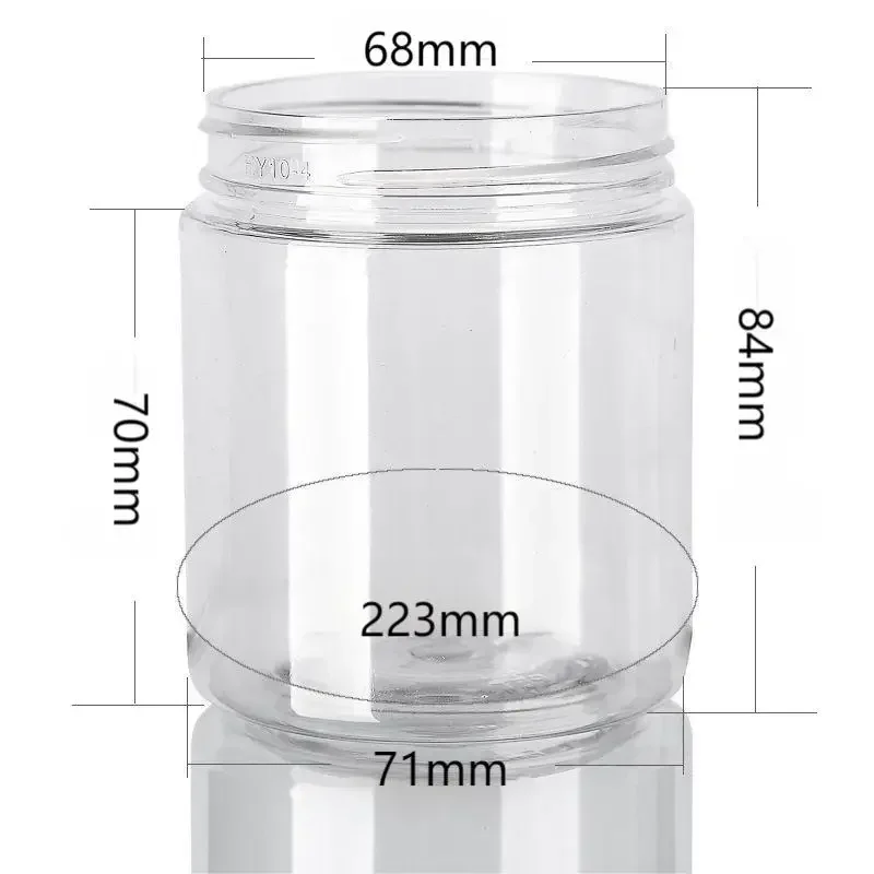 20pcs 250ml Clear Empty Plasti - Food Storage Aluminum Containers avaliação e preço