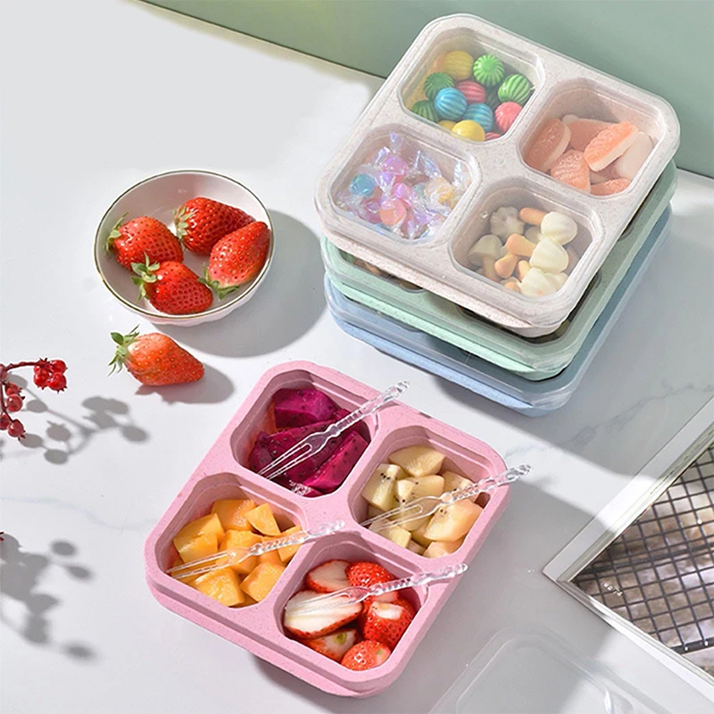 4 Grids Food Storage Box Porta - Food Storage Freezer avaliação e preço