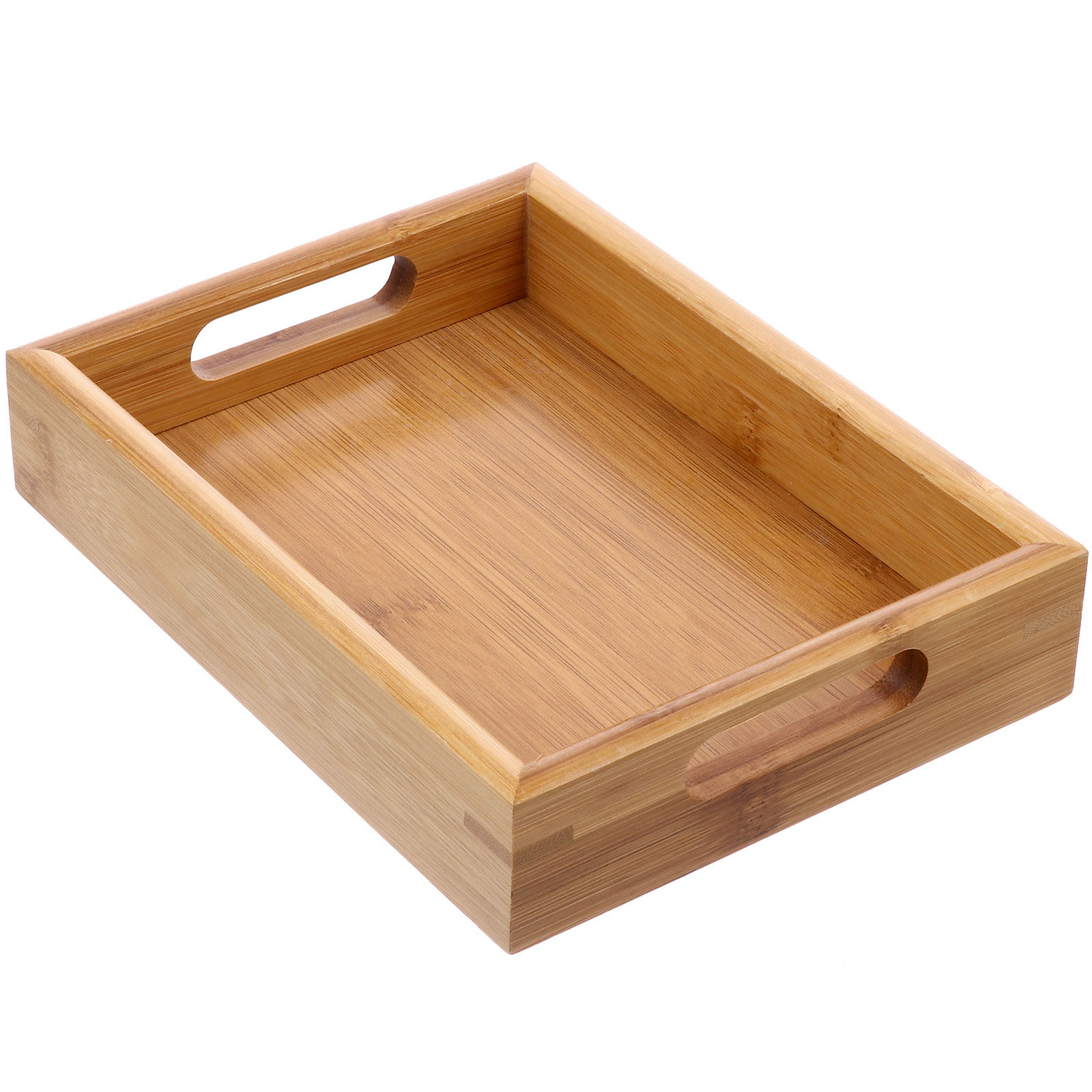 Bamboo Food Serving Tray Pract - Food Storage Practices avaliação e preço