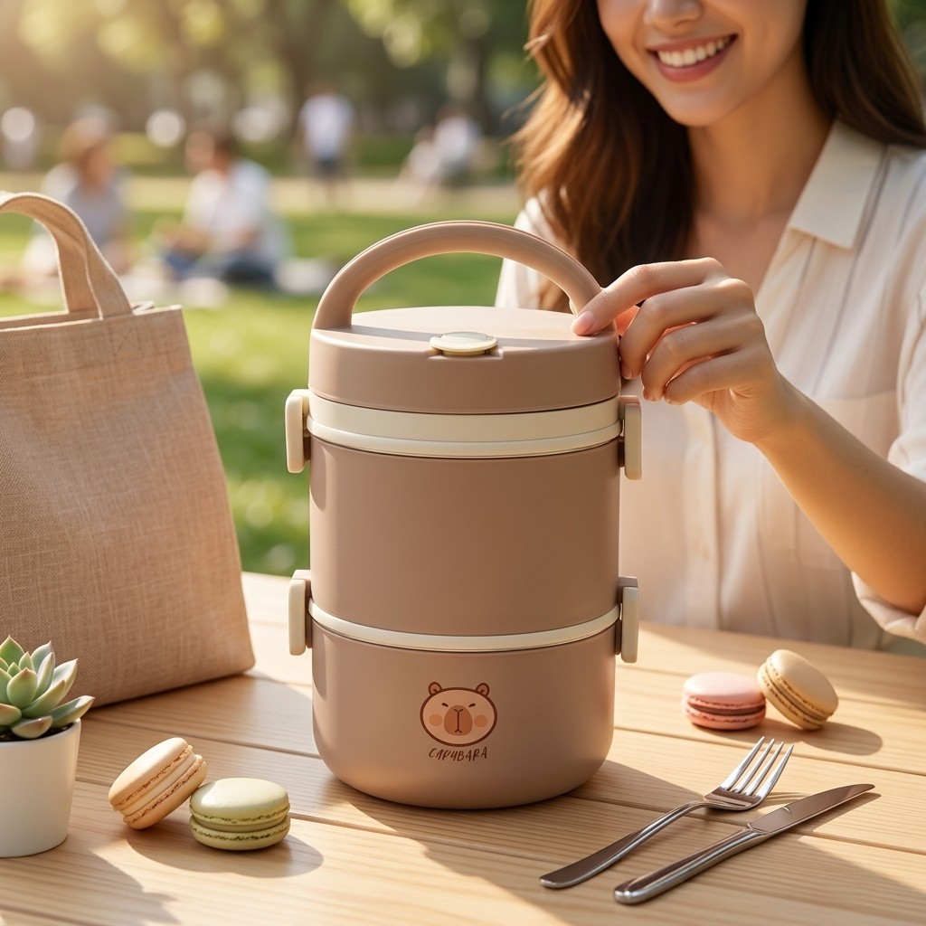 304 Stainless Steel Thermal Lu - Food Storage Jar Set avaliação e preço