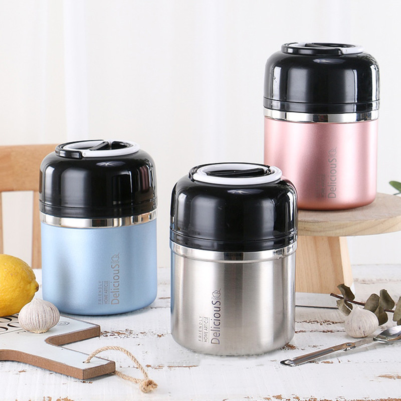 Lunch Box Stainless Steel Ther - Food Storage For Long Term avaliação e preço
