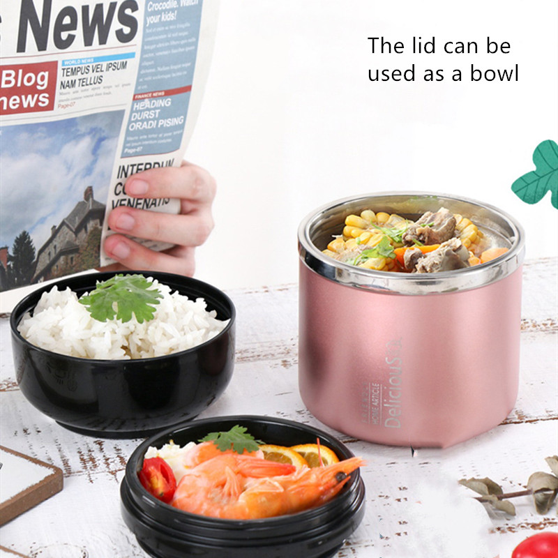 Lunch Box Stainless Steel Ther - Food Storage For Long Term avaliação e preço