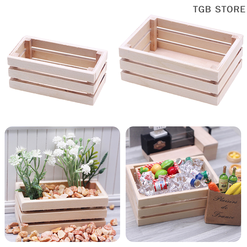 1Pcs 1:12 Plant Pot Food Drink - Food Storage Of Plants avaliação e preço