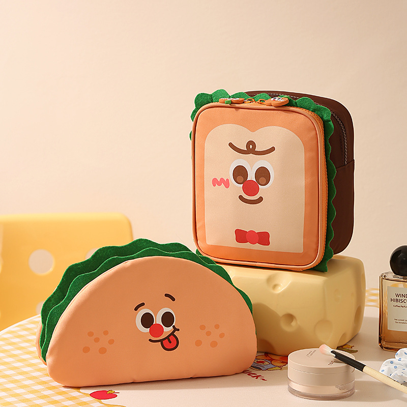 Taco and Toast-Shaped Makeup B - Food Storage Practices avaliação e preço