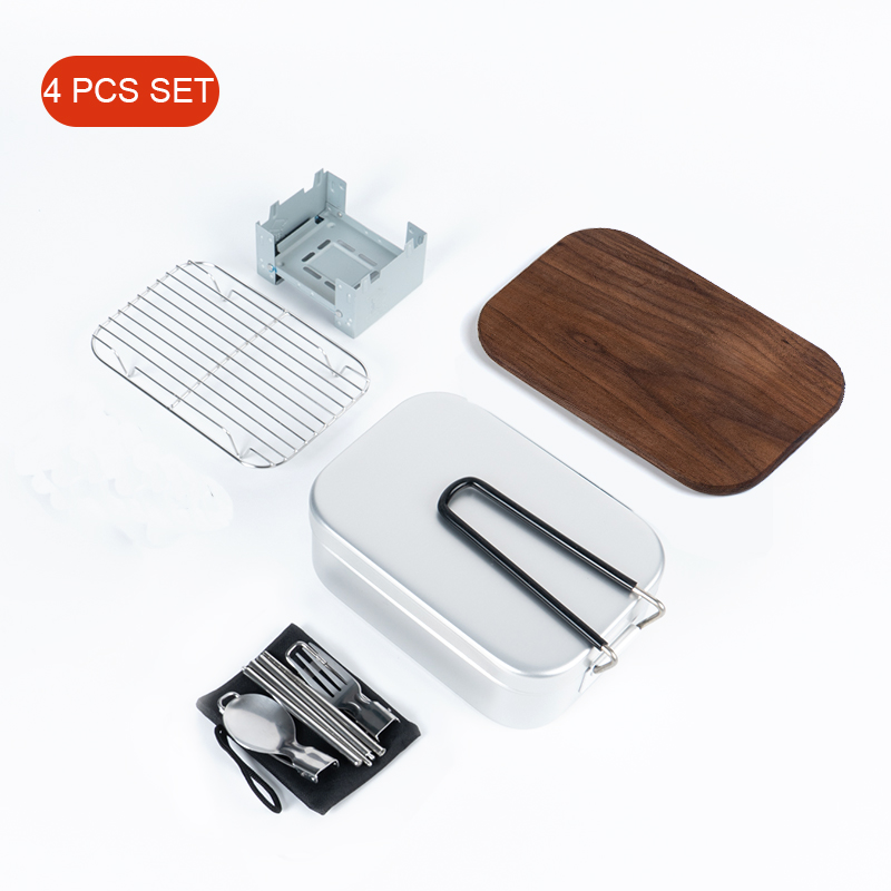 Aluminum Alloy Lunch Box, Stai - Food Storage Aluminum Containers avaliação e preço