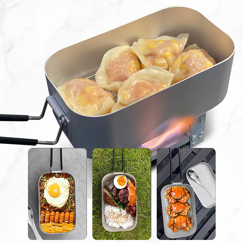 Aluminum Alloy Lunch Box, Stai - Food Storage Aluminum Containers avaliação e preço