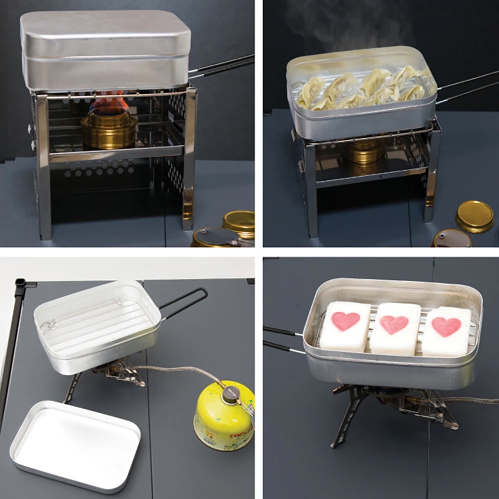 Aluminum Alloy Lunch Box, Stai - Food Storage Aluminum Containers avaliação e preço