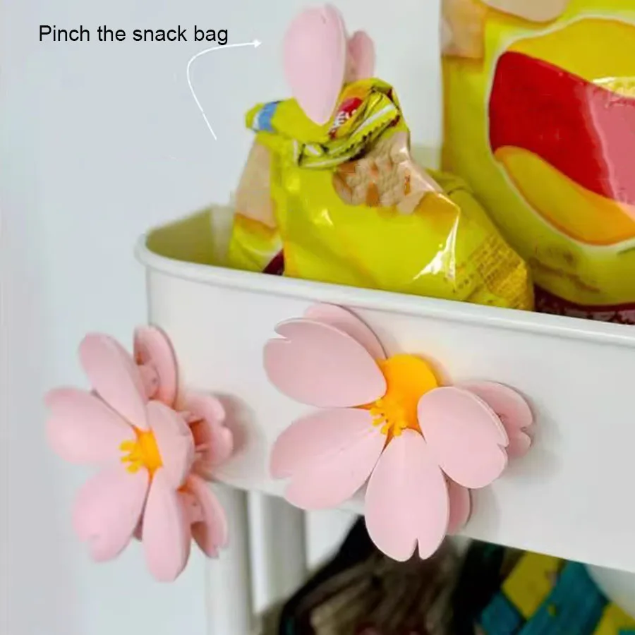 Sakura Magnetic Clip Creative  - Food Storage Of Plants avaliação e preço