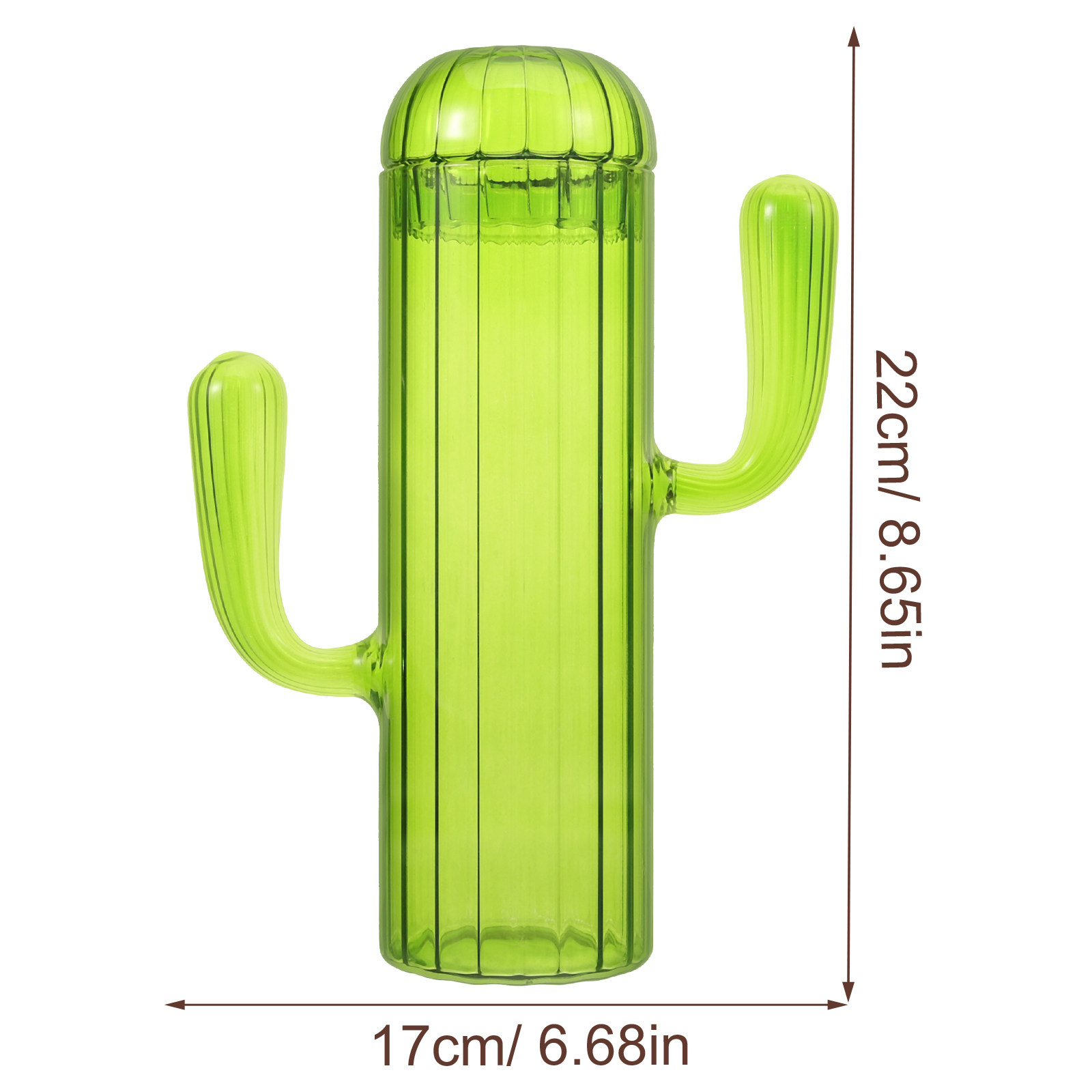 Large Capacity Cactus Shaped G - Food Storage Glass Containers Large avaliação e preço
