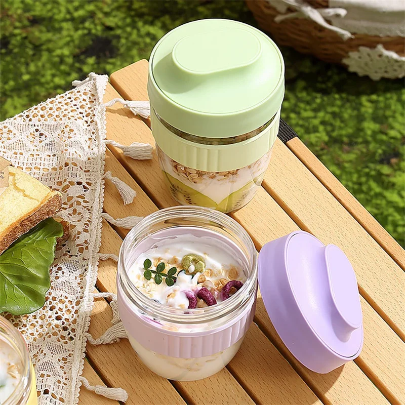 Portable Breakfast Fruit Oat Y - Food Storage Yogurt avaliação e preço