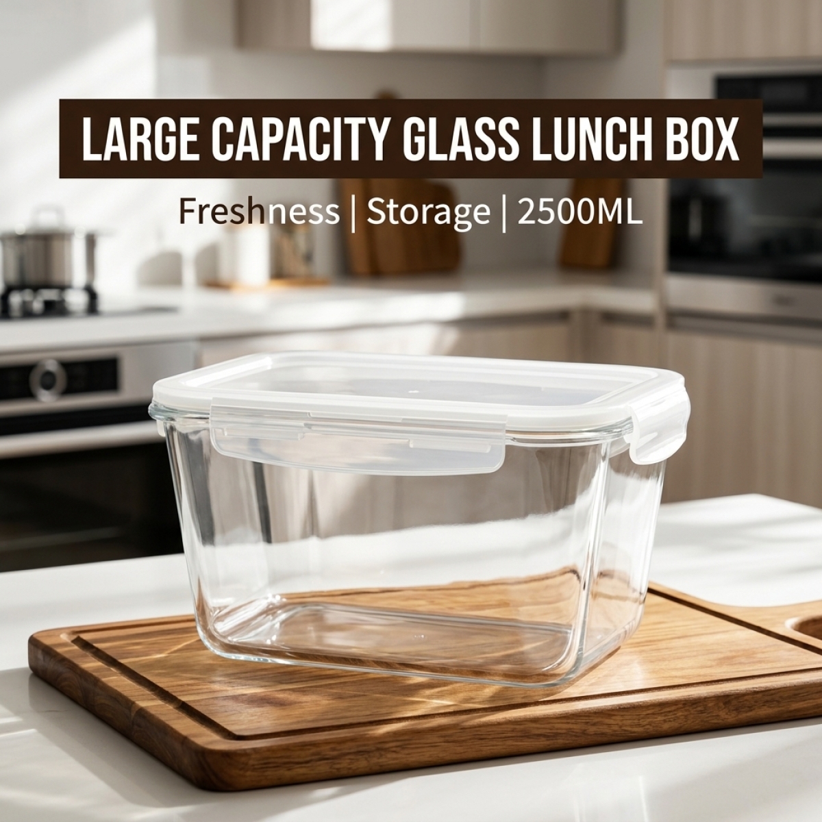 Large Capacity Borosilicate Gl - Food Storage Glass Containers Large avaliação e preço