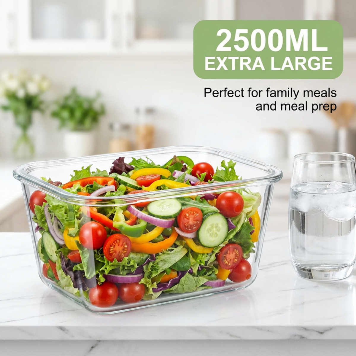 Large Capacity Borosilicate Gl - Food Storage Glass Containers Large avaliação e preço
