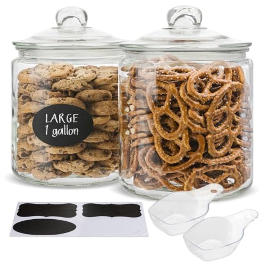 Glass Kitchen Jars Food and Co - Food Storage Jar Glass avaliação e preço