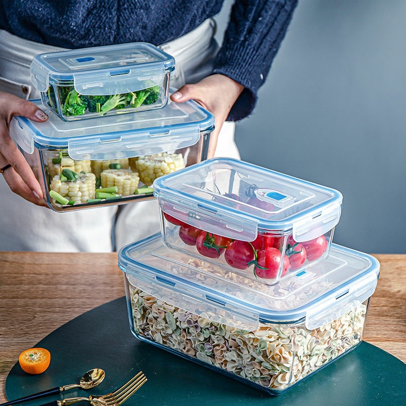 Tempered Glass Food Preservati - Food Storage Glass Containers Large avaliação e preço