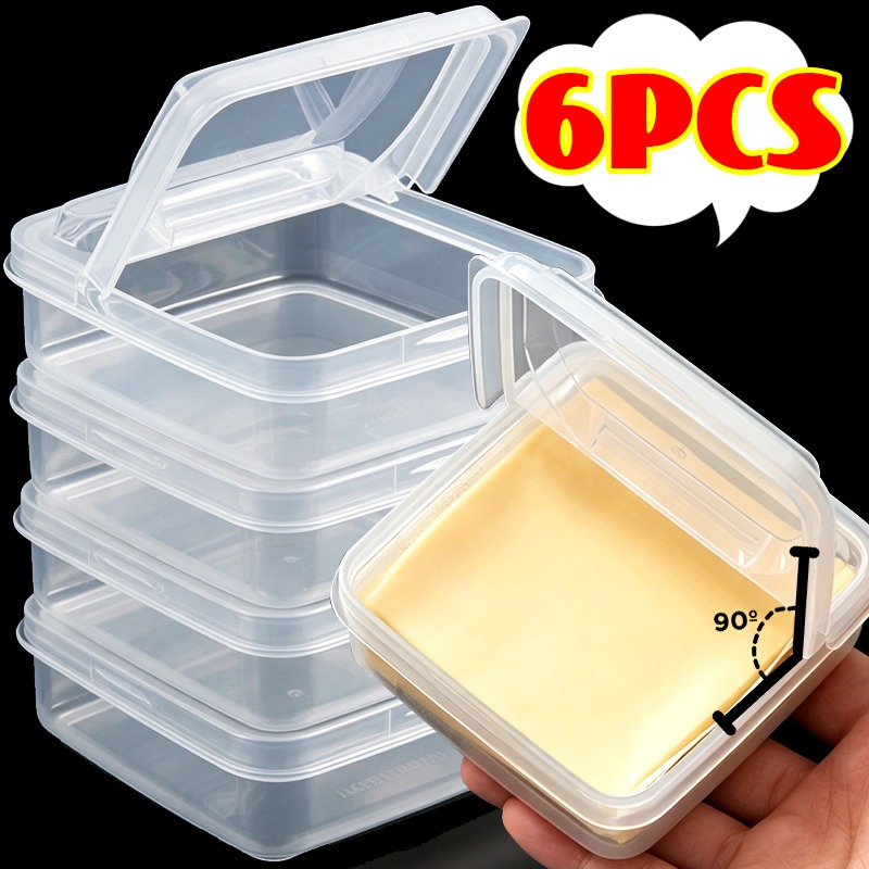 Transparent Sliced Cheese Cont - Food Storage Freezer avaliação e preço