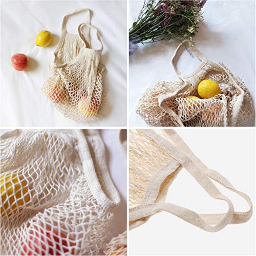 Cotton Mesh Produce Bags, Reus - Produce Bag Reusable Mesh avaliação e preço