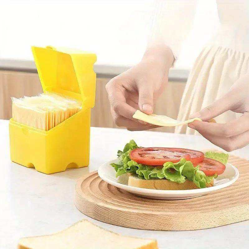 Practical Flip Lid Cheese Stor - Food Storage Practices avaliação e preço