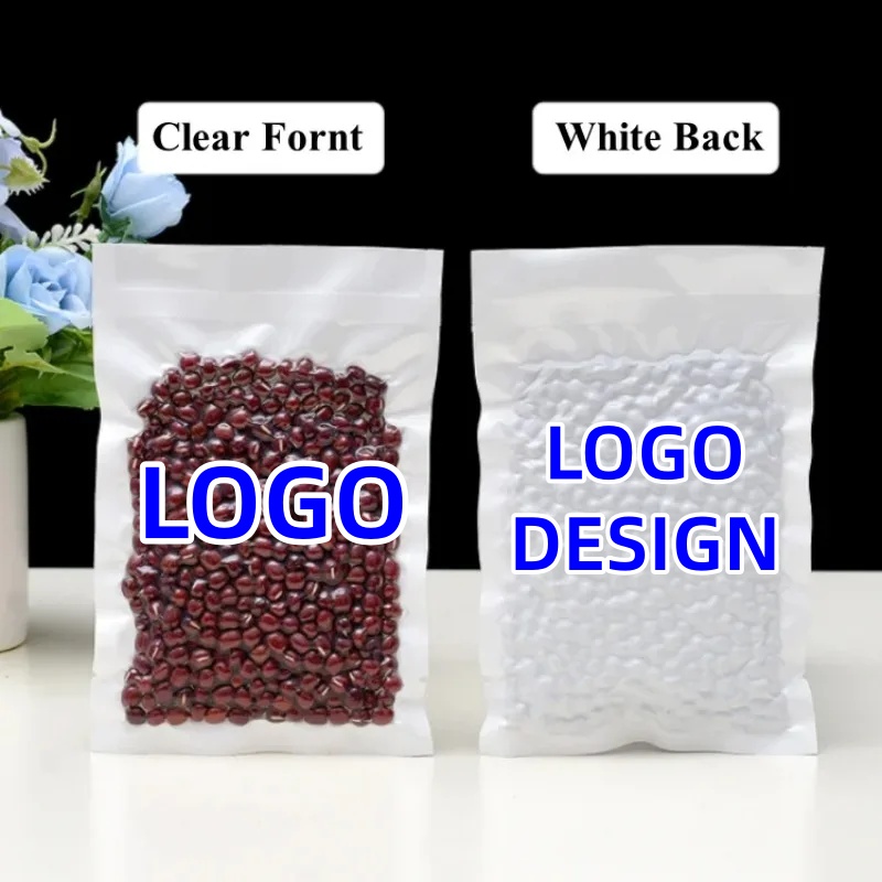 100PCS Open Top Clear White Va - Food Storage For Long Term avaliação e preço