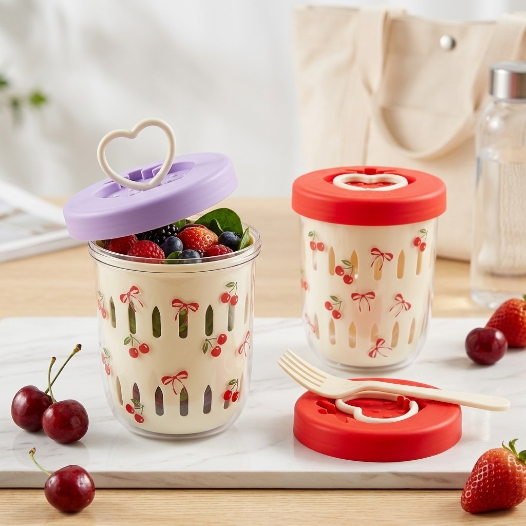 Plastic Salad Container with L - Food Storage Yogurt avaliação e preço
