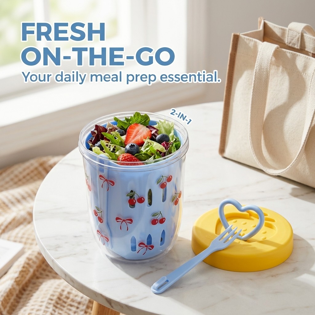 Plastic Salad Container with L - Food Storage Yogurt avaliação e preço