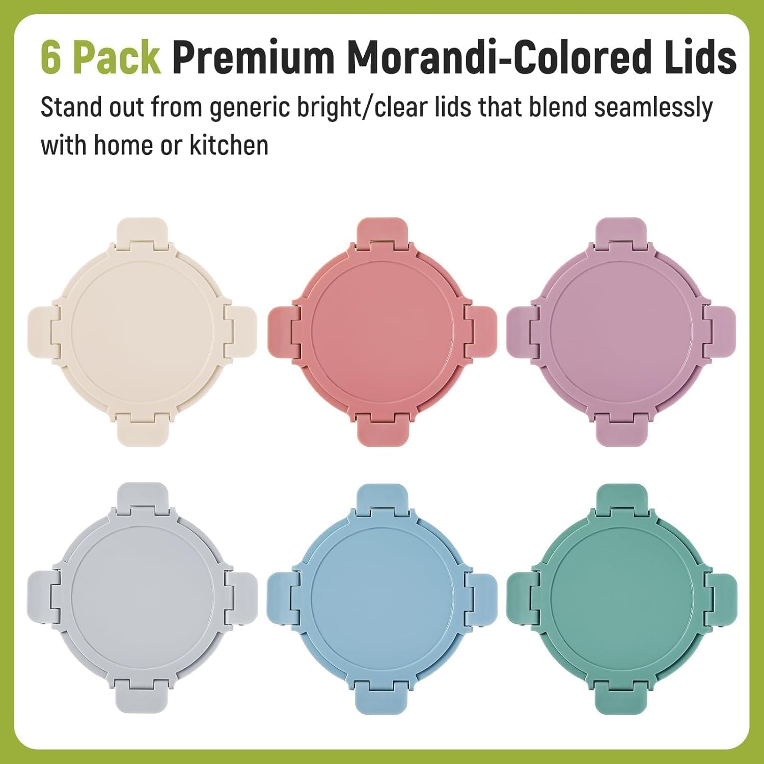 [UPGRADED LID] 6 Sets 3 Cup/24 - Food Storage Jar Set avaliação e preço