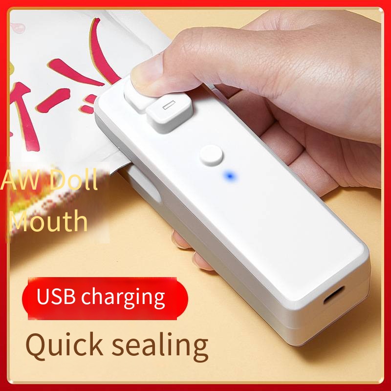 USB Rechargeable Portable Food - Vacuum Sealer Bag avaliação e preço
