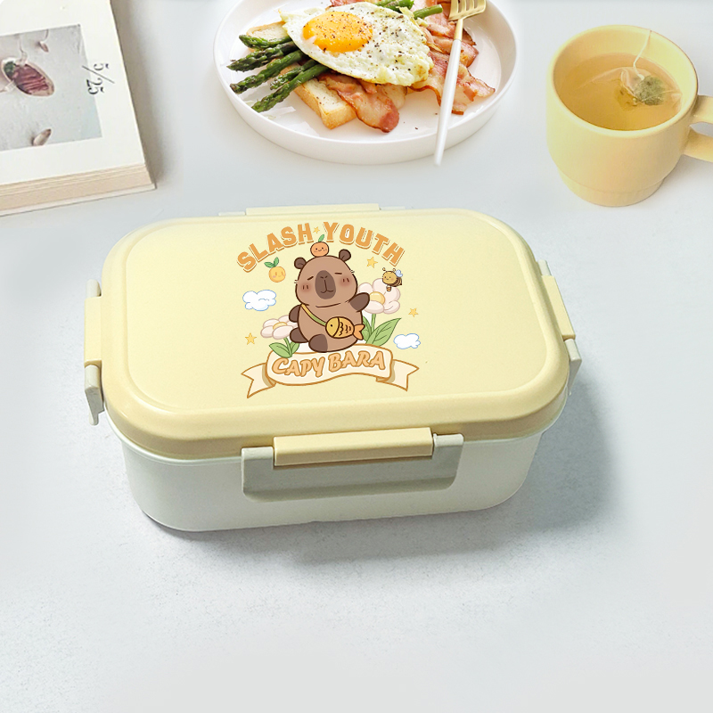 Capybara Bento Lunch Box Carto - Food Storage Containers avaliação e preço