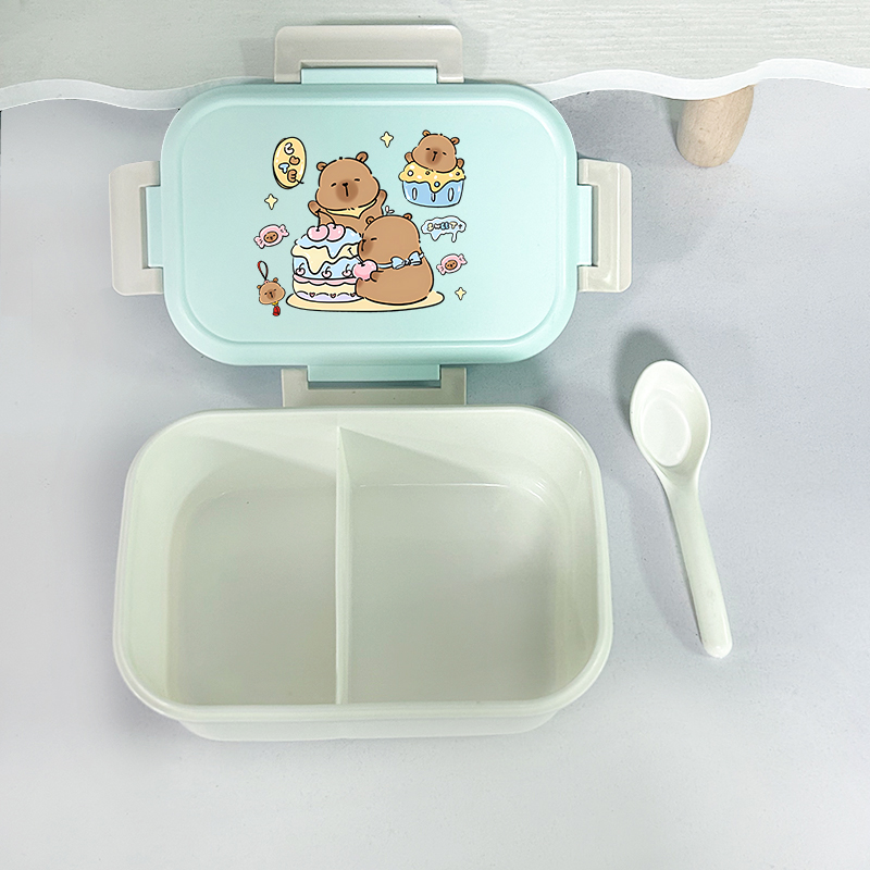 Capybara Bento Lunch Box Carto - Food Storage Containers avaliação e preço