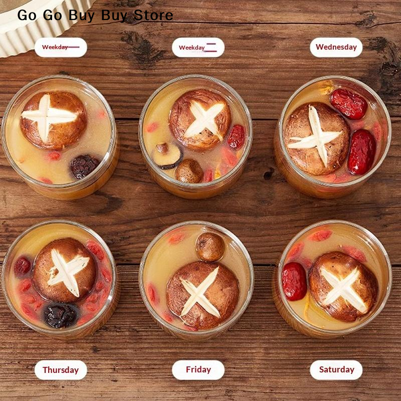 【ST】1Pc 240/400ML Glass Food S - Food Storage Jar Glass avaliação e preço